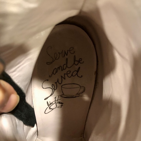 Black - John Fluevog - Half Ankle  Boots - Booties - Heels - Picture 9 of 9